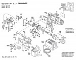 Bosch 0 601 931 527 Gbm 12 Ves Cordless Drill 12 V / Eu Spare Parts